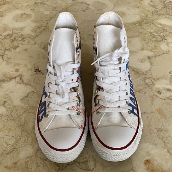 Rare Custom Converse Harbour Cats High Tops - Picture 5 of 12